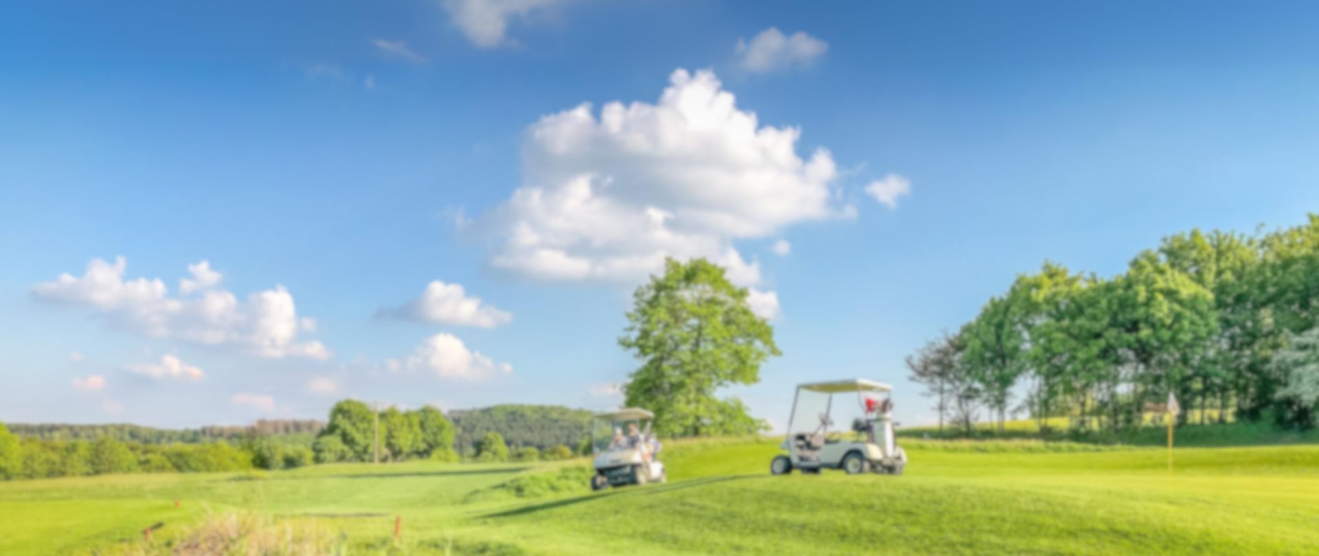 Golf Bad Münstereifel Golf Cart an Green 7