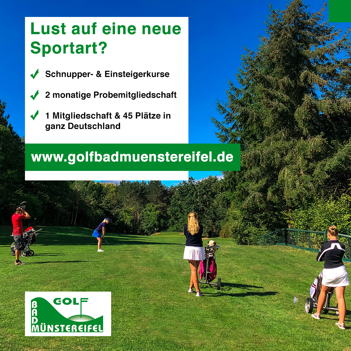 Golf Werbeanzeige 3 Feed Neue Sportart U35U35 2.0